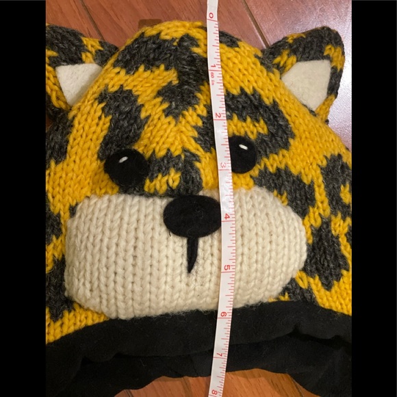NWT!  Kyber Outerwear Wool Hat/Mitten Leopard Set - Picture 12 of 12
